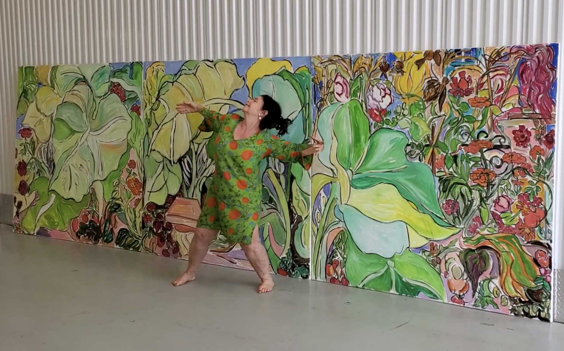 Screen grab of dancing in storage