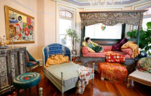 Vivians living room in Toronto