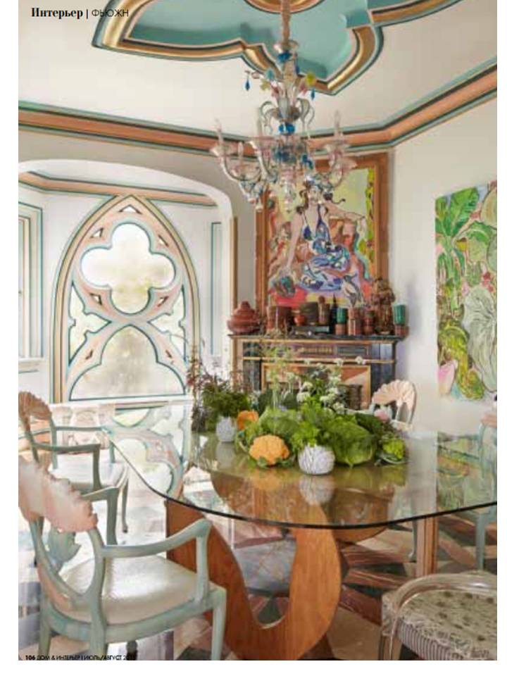 Spread of home interior