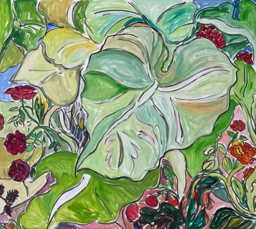 Painting of leaves