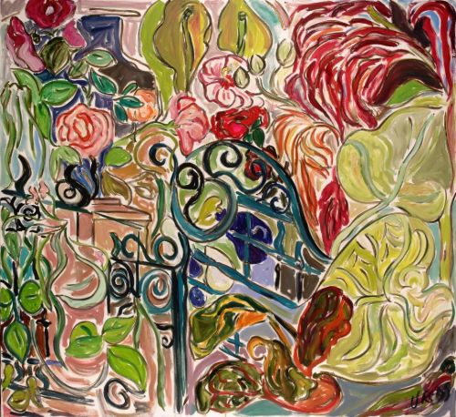 Painting of front gate